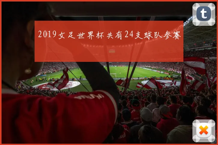 2019女足世界杯共有24支球队参赛